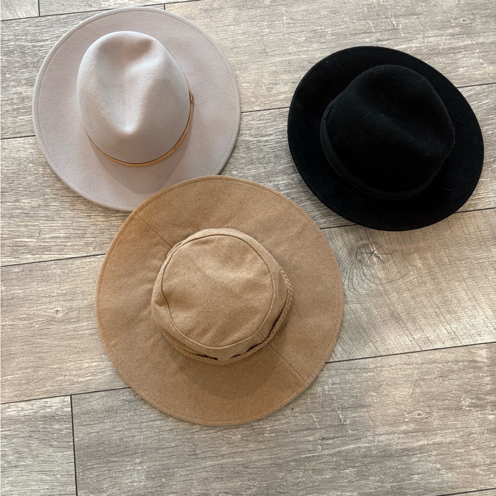 Lot of 3 Fall Hats